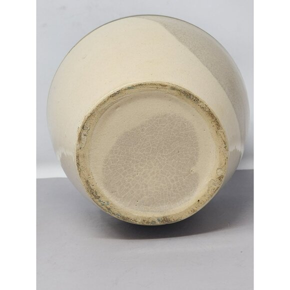 Vintage Two-Tone Brown & Cream Stoneware Jug With Handle Federal Law Stamp - Picture 6 of 11